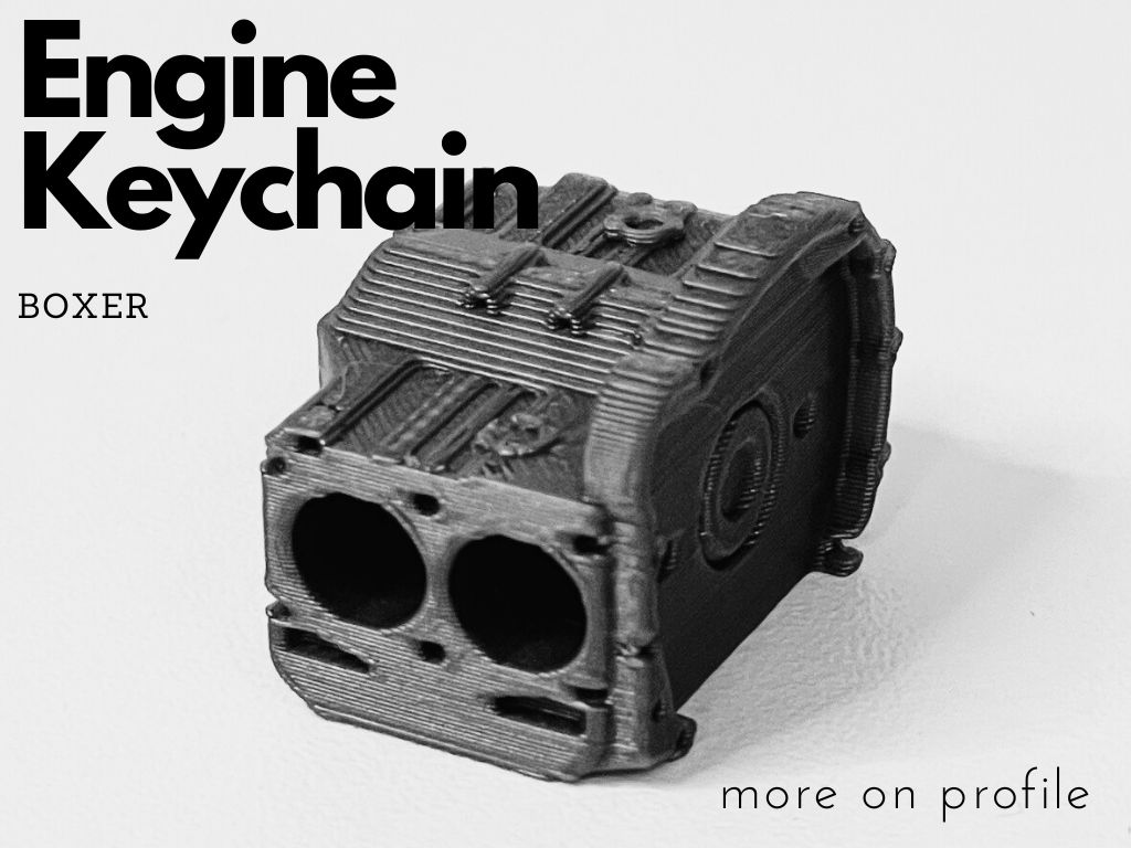 Engine Block Keychain Boxer H4 - stenly_G | Nexprint: Free 3D Model ...