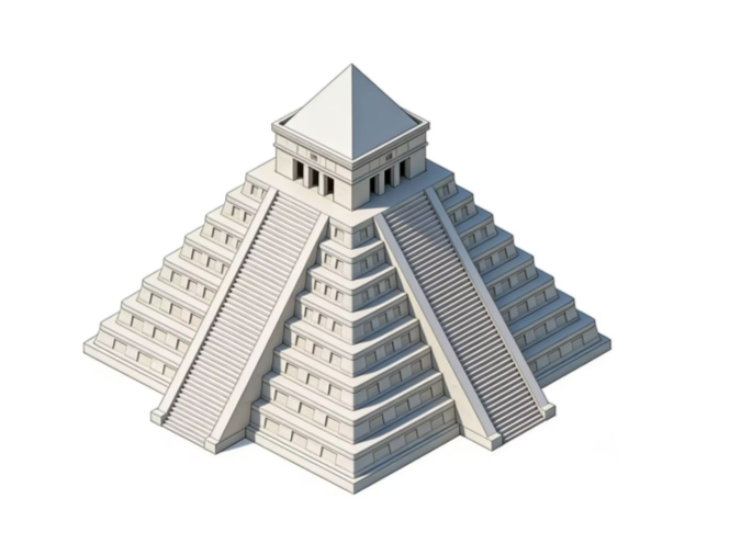 Mayan Pyramids - 3d打印星空 | Nexprint: Free 3D Model Downloads