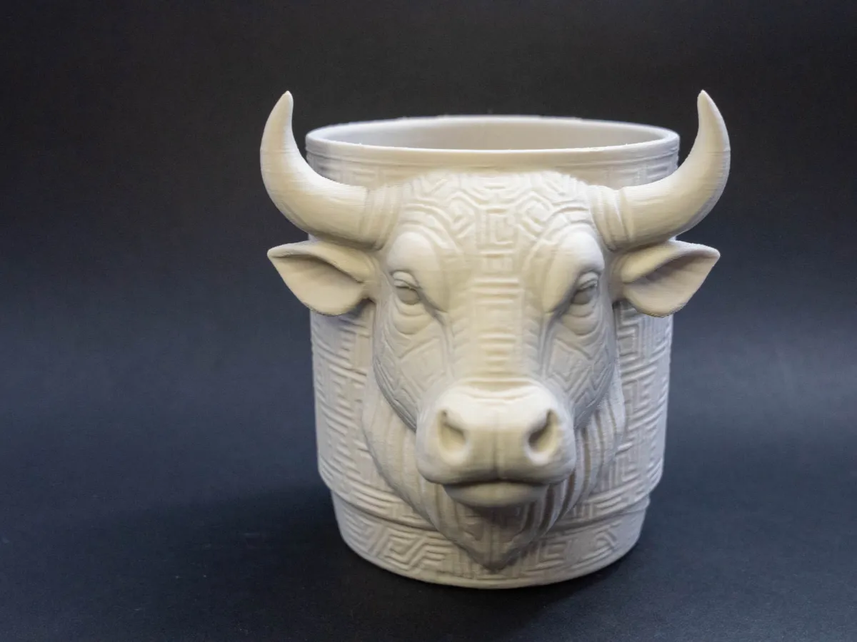Wallstreet bull cup for good luck trading - Sebo3D | Nexprint: Free 3D ...