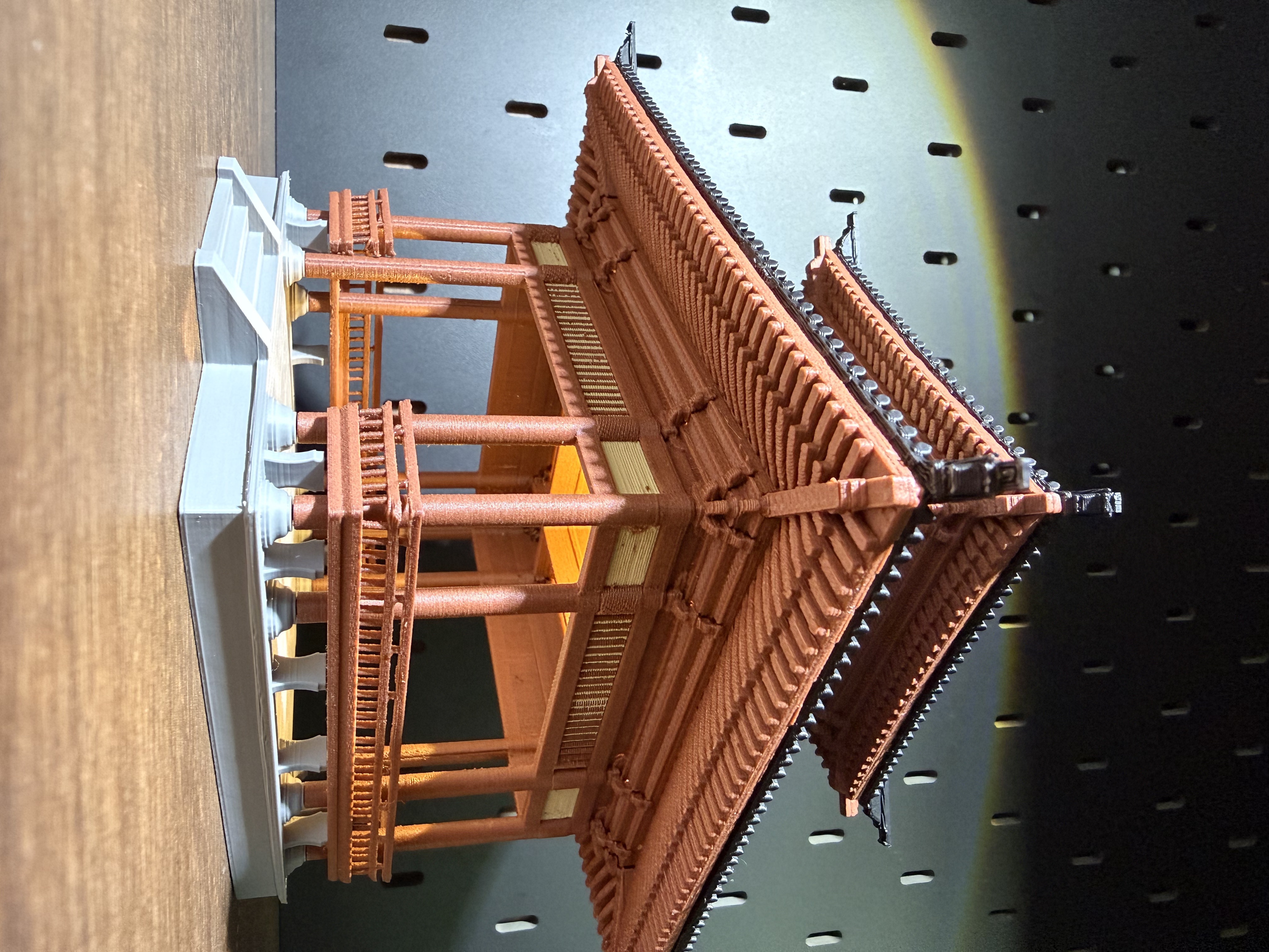 重檐四角亭，中式古建微缩模型，精细建模安装方便- NextPrint 3D Model