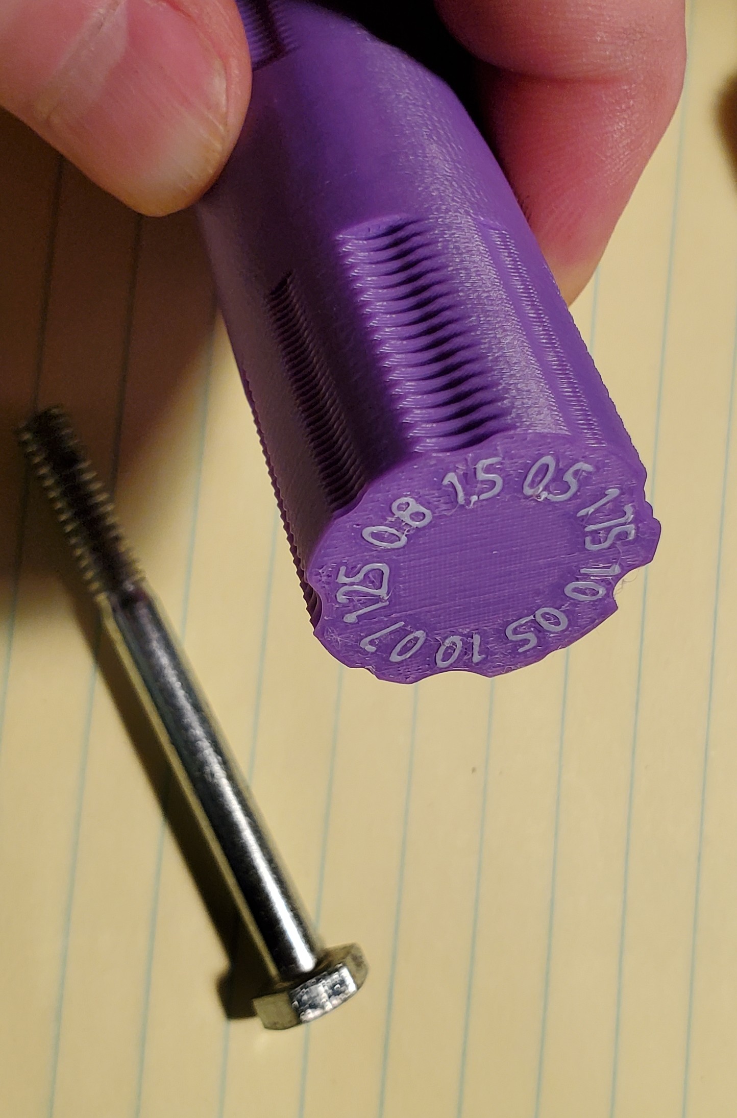 SAE and Metric Bolt Thread Gauge - NextPrint 3D Model | 3Drop