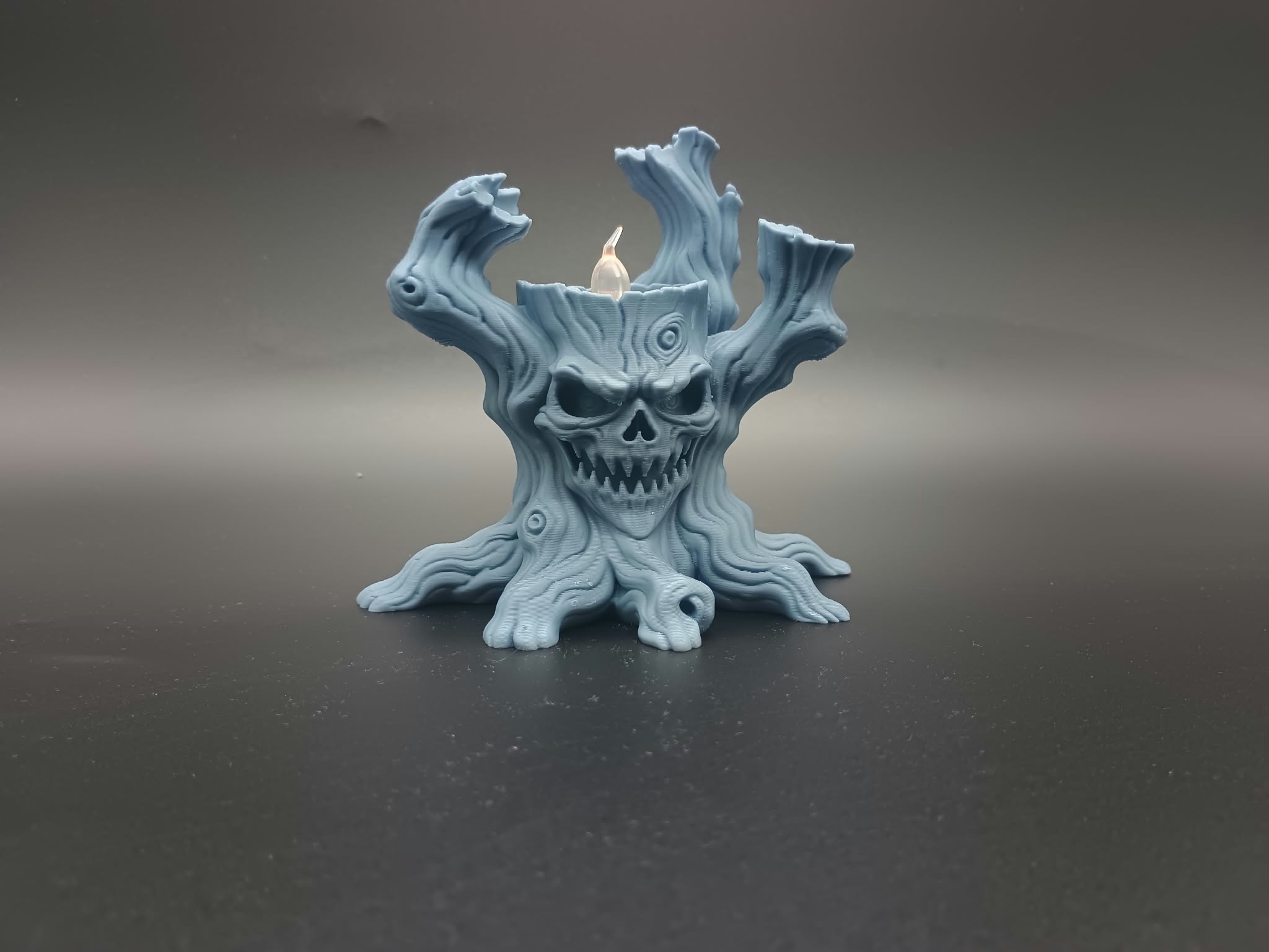 Bark Disc Haunted Tree – Halloween LED Tealight Holder - drakeforge3d | Nexprint ...