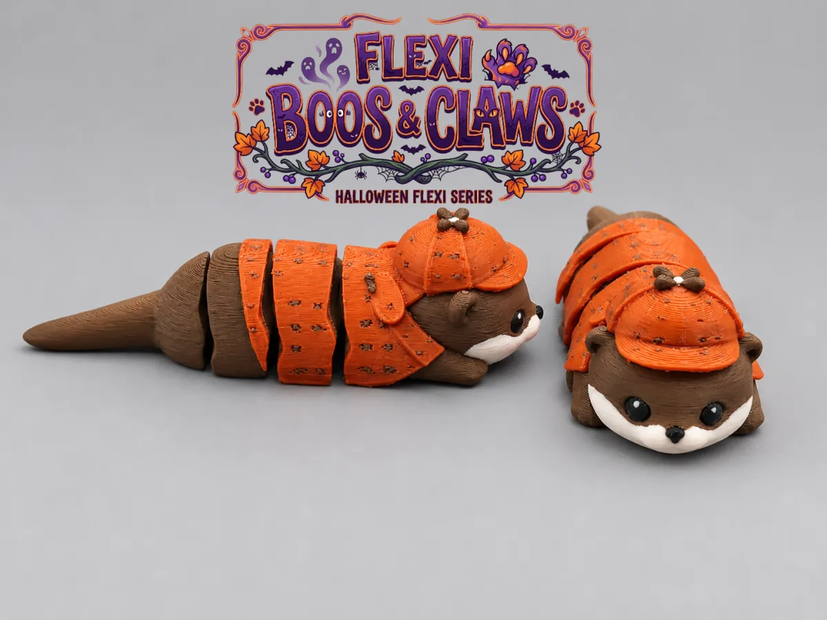 Detective Otter Halloween Flexi - Flexi Boos & Claws - Sitsero ...