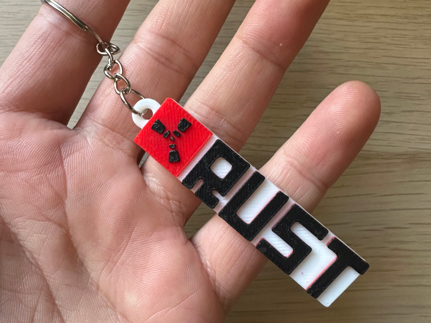 Rust the survival videogame keychain - drgdesigns | Nexprint: Free 3D ...