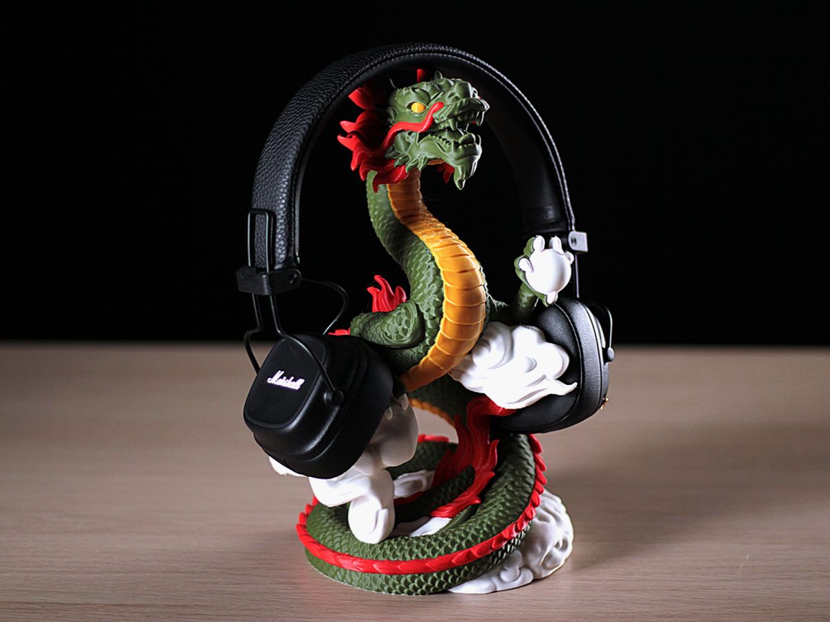 Chinese Dragon - Headphone Holder - Collecticraft | Nexprint: Free 3D ...