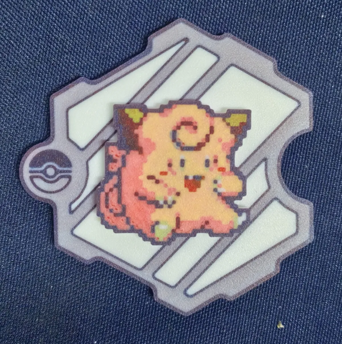 Yellow Profile Disc Red, yellow, blue, and white—four-color layered-printed Pikachu Pokémon ...