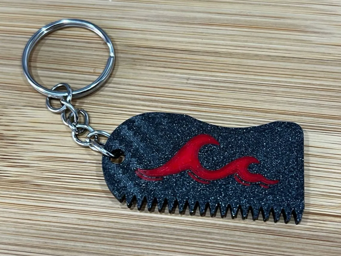 Keychain Fin Keychain wax & fin tool - LMaker | Nexprint: Free 3D Model Downloads