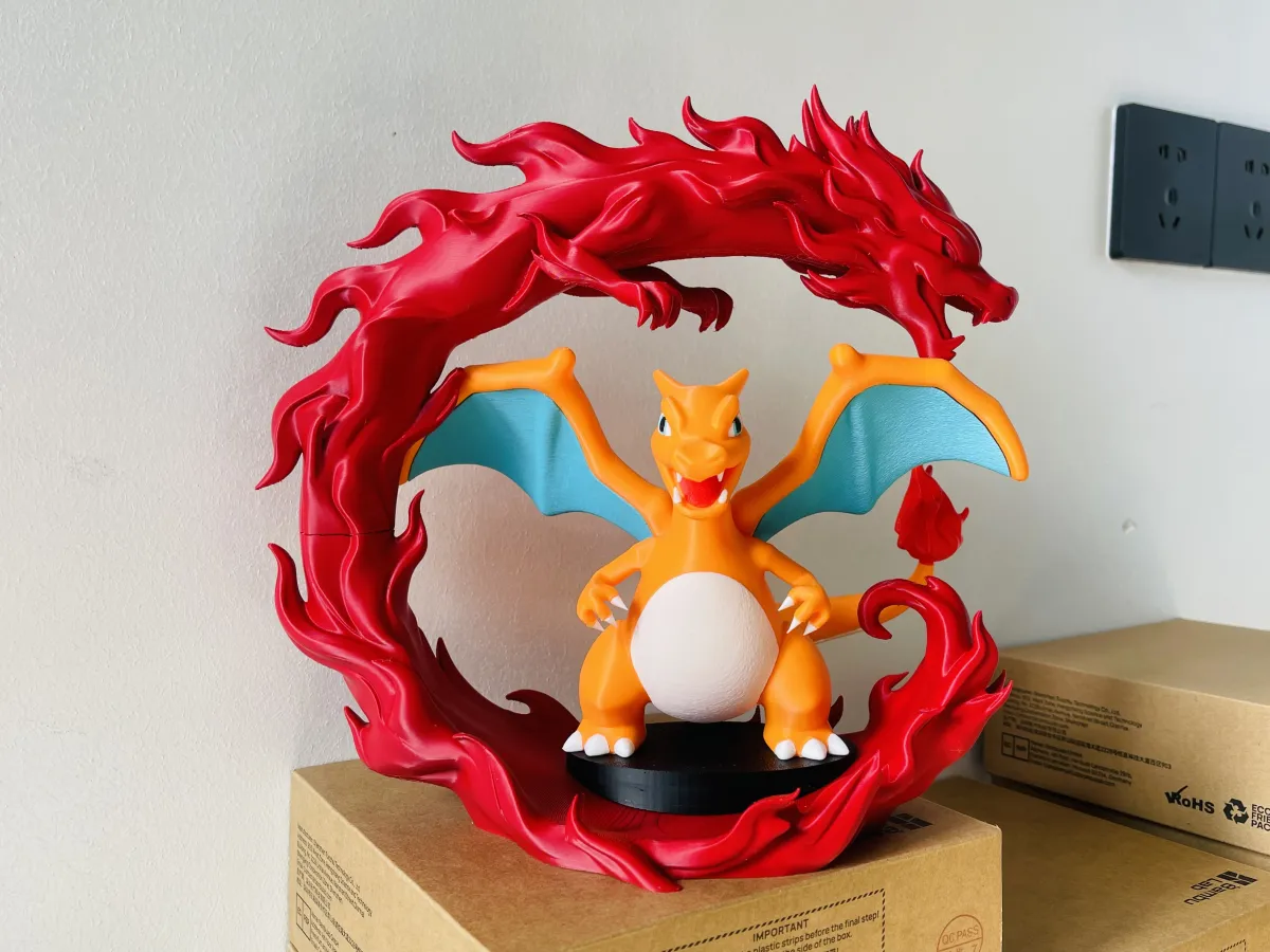 Pokémon Champion Charizard - 记号 | Nexprint: Free 3D Model Downloads