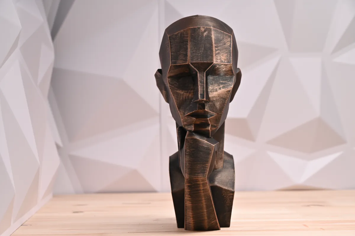 Silent Thoughts – Abstract Thinker Sculpture - TheReliefForge ...