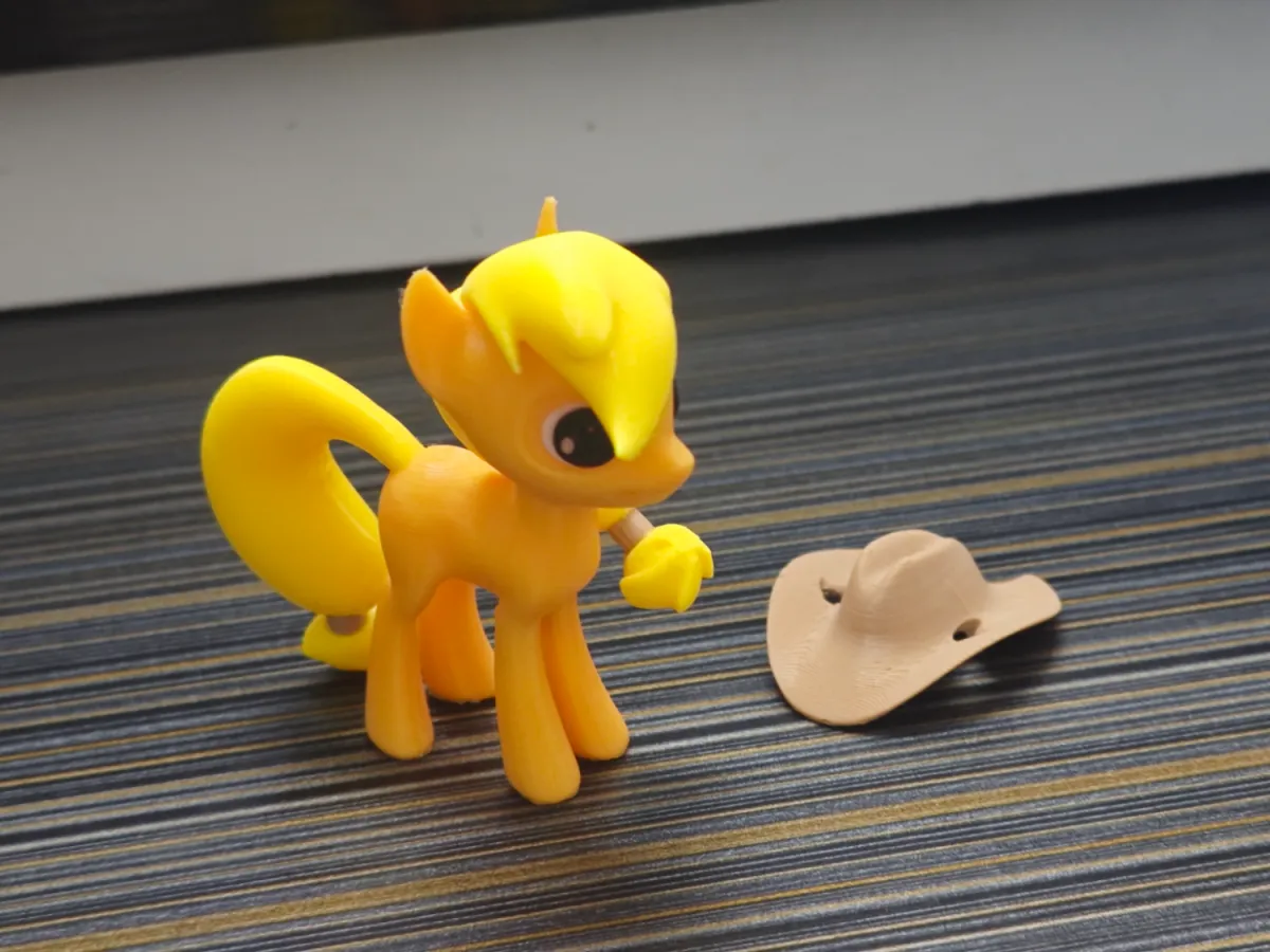 Yellow Profile Disc My Little Pony – Applejack, disassembled, AMS-free version - BYD.3D ...