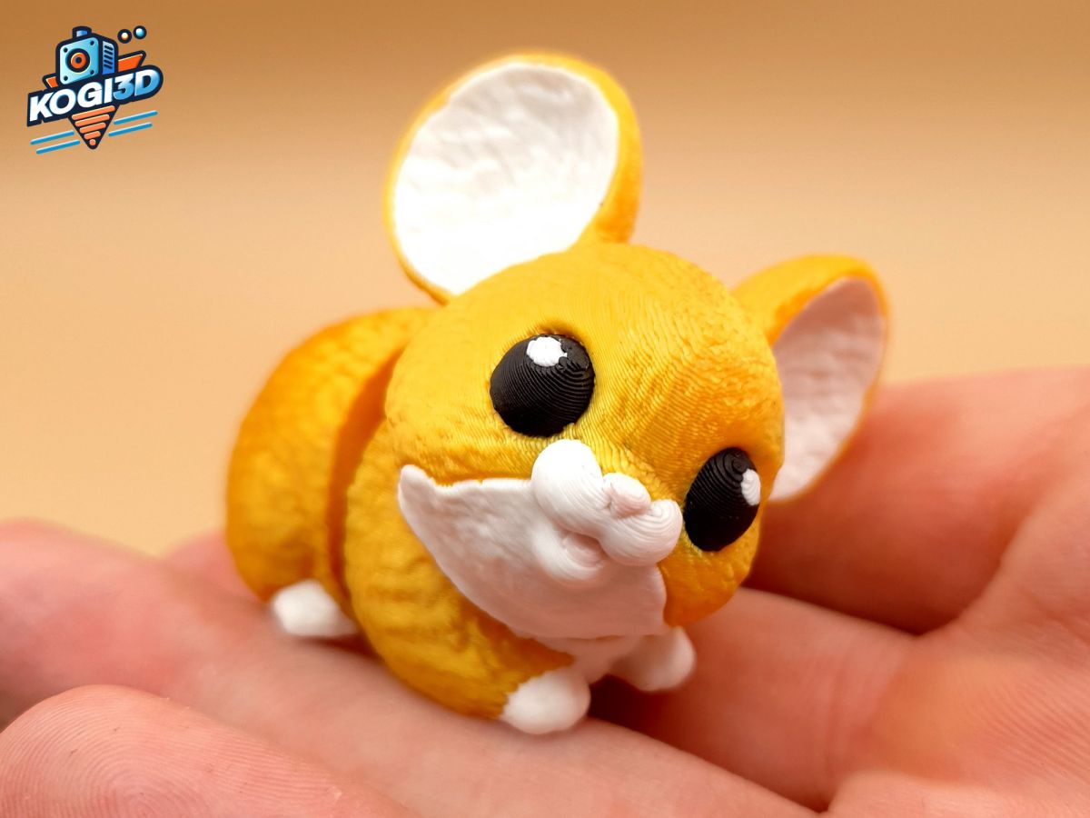 Flexi Mini Pika Mouse - Kogi3D | Nexprint: Free 3D Model Downloads