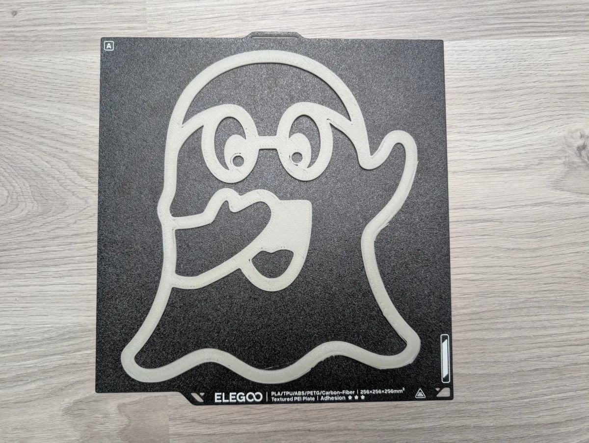 Ghost2d Happy Friendly Ghost – 2D Window Art & Coloring Template - D-online ...