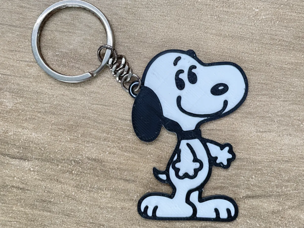 Snoopy keychain - vorxel3d | Nexprint: Free 3D Model Downloads