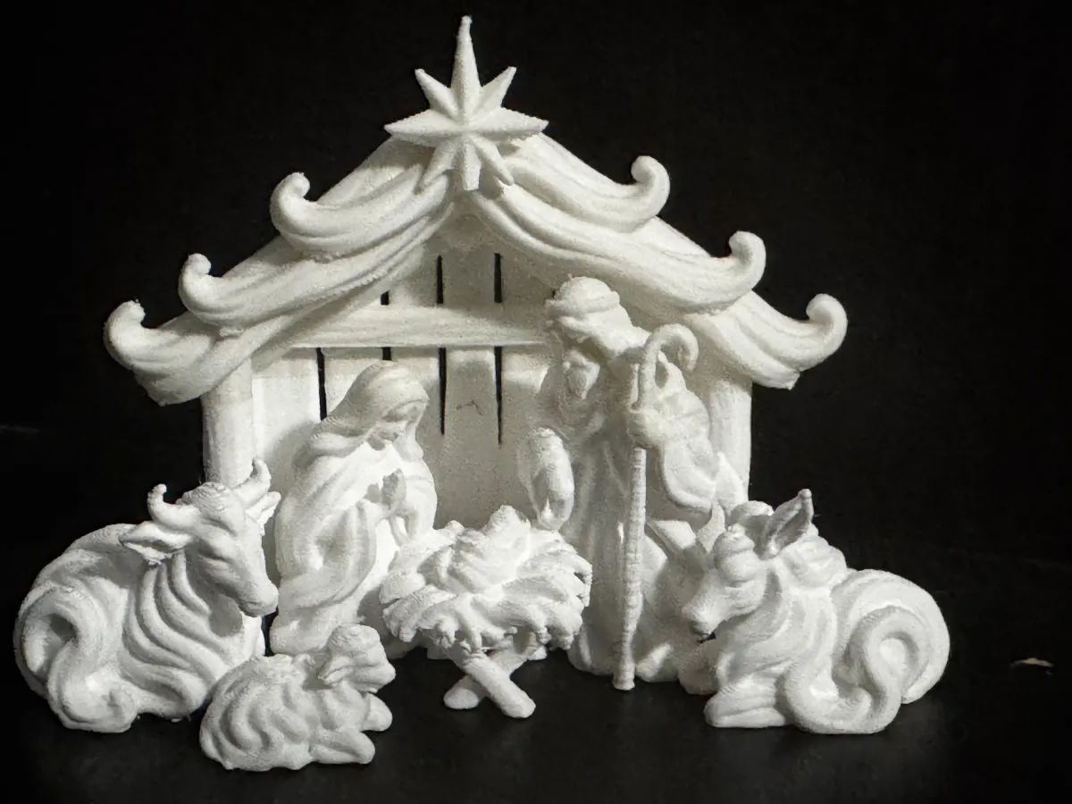 ⭐ Strata Nativity Scene | A Christmas Story in Flowing Layers - Frozen ...
