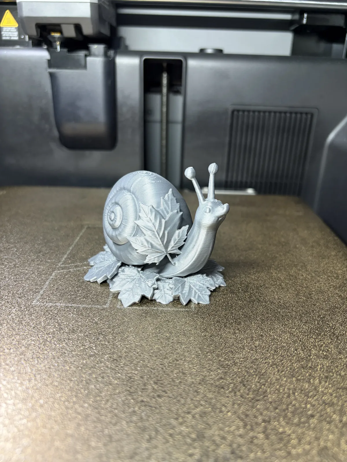 Autumn Snail with Maple Leaves – Fall Decoration - Duo3DPrint ...