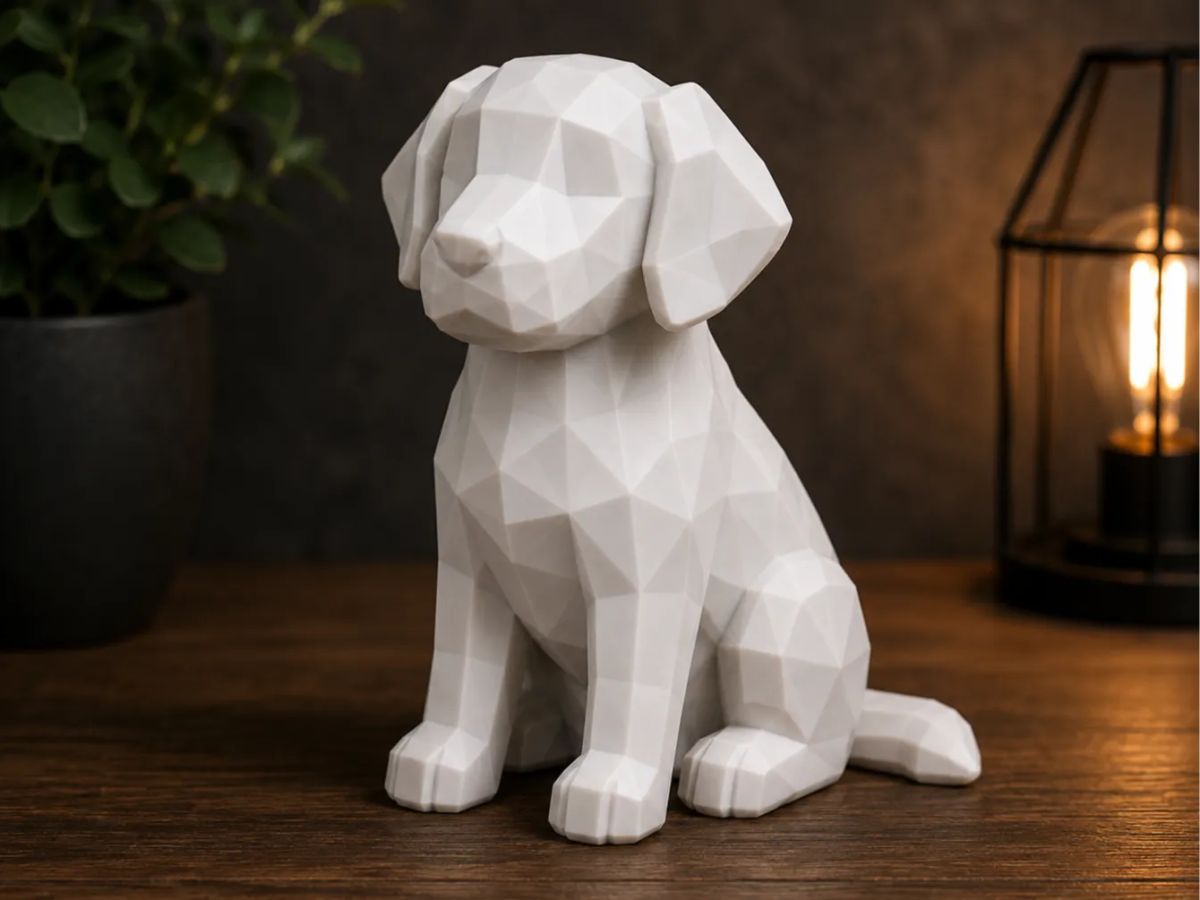 Low Poly Puppy – Cute Dog Decoration - Duo3DPrint | Nexprint: Free 3D ...