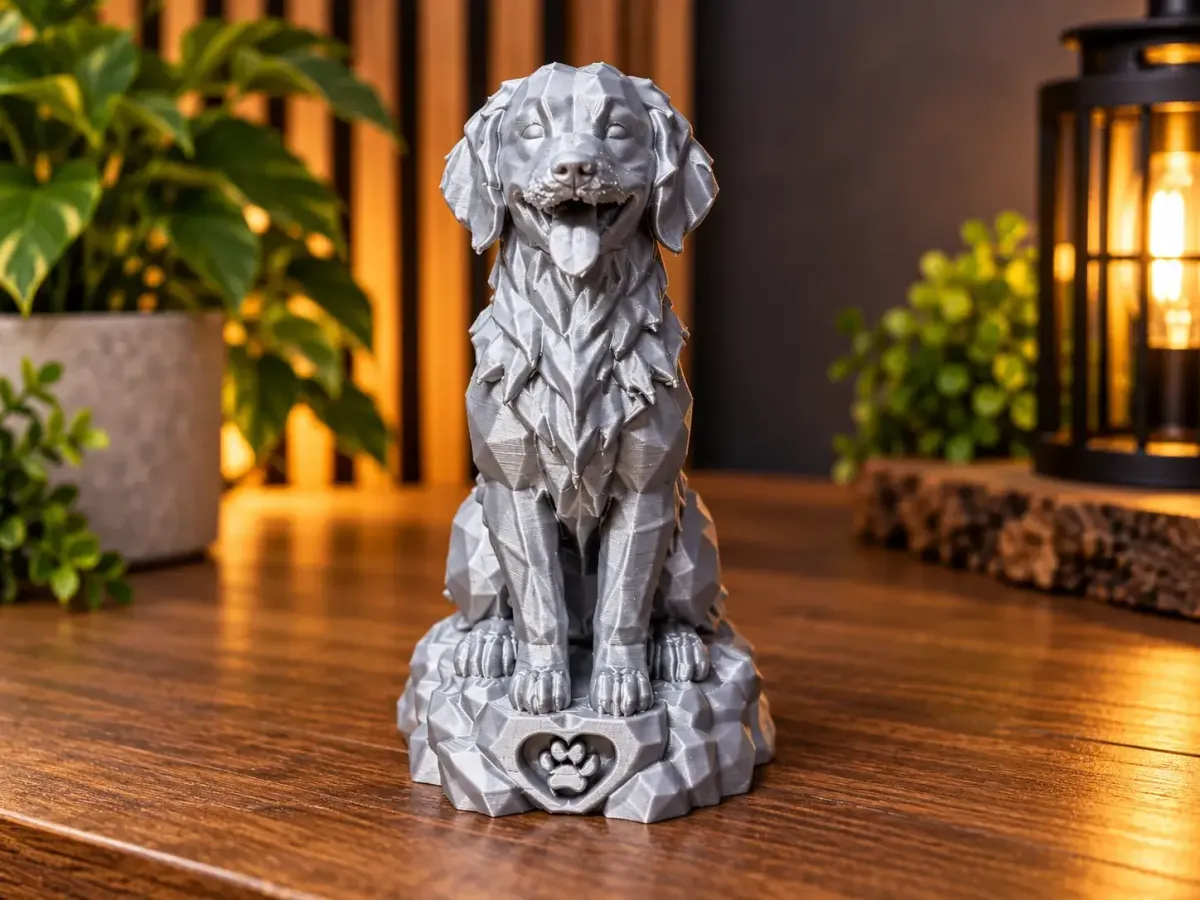 Happy Dog Statue – Loyal Dog Decorative Figure - Duo3DPrint | Nexprint ...
