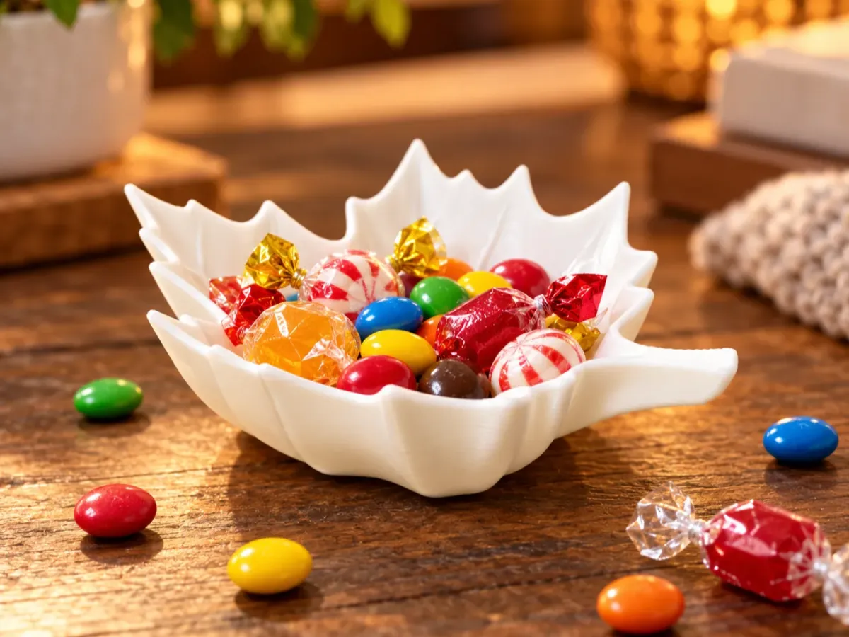 Autumn Leaf Bowl – Decorative Candy & Snack Bowl - Duo3DPrint ...