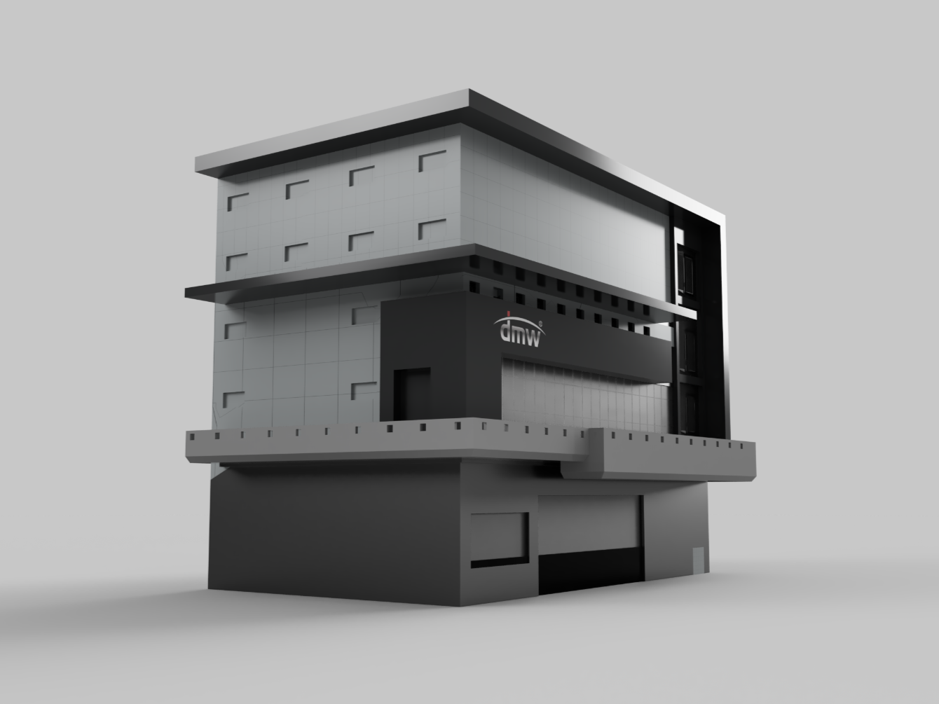 Professional Model Photo Making Office Building - Model Making - NextPrint 3D Model | 3Drop