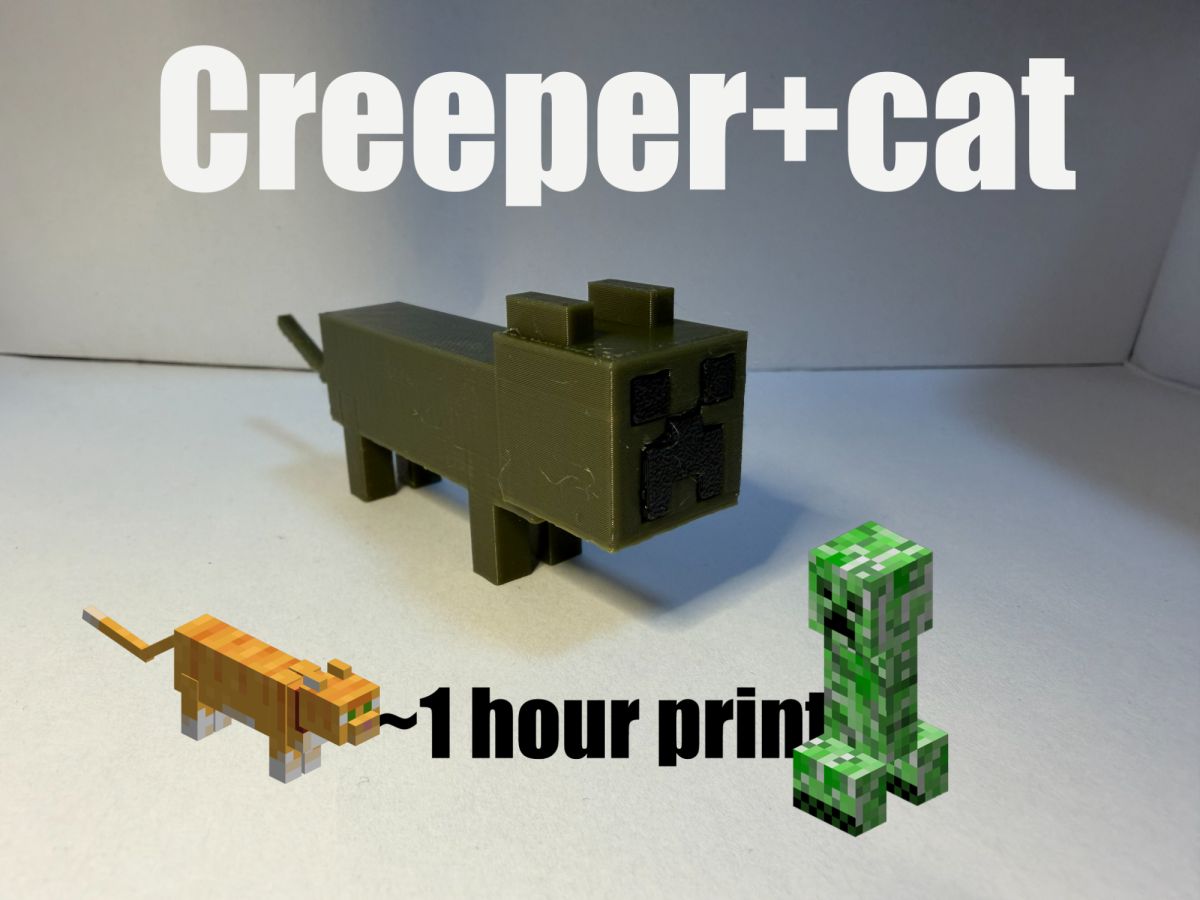 creeper cat no ams - Balu | Nexprint: Free 3D Model Downloads