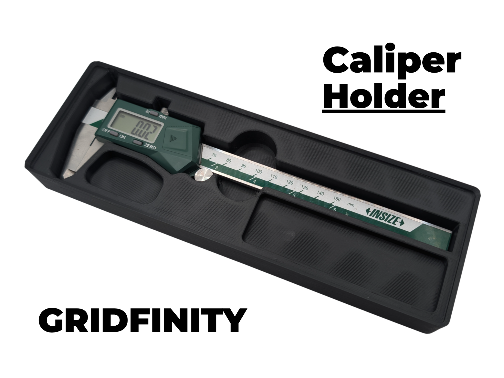 Gridfinity Calipers Gridfinity Holder for Digital Calipers - Tobkar_ | Nexprint: Free 3D ...