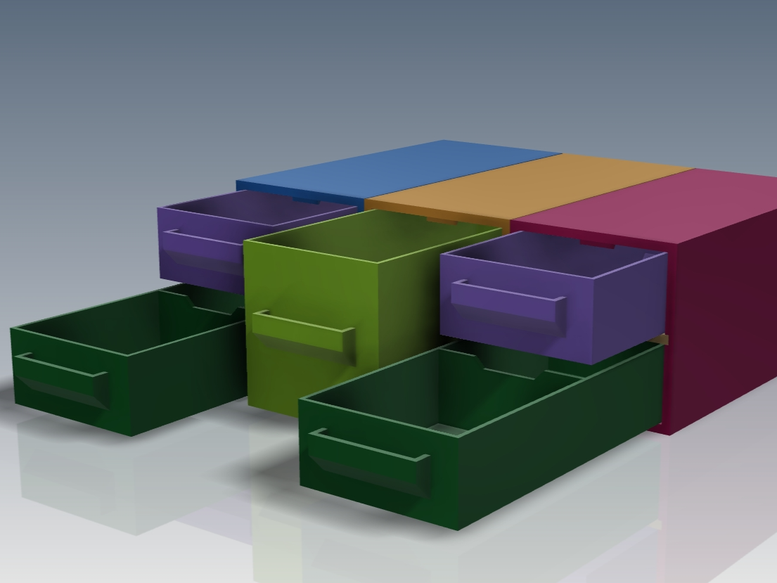 Modular monitor riser and color holder - 3Days of Darkness | Nexprint ...