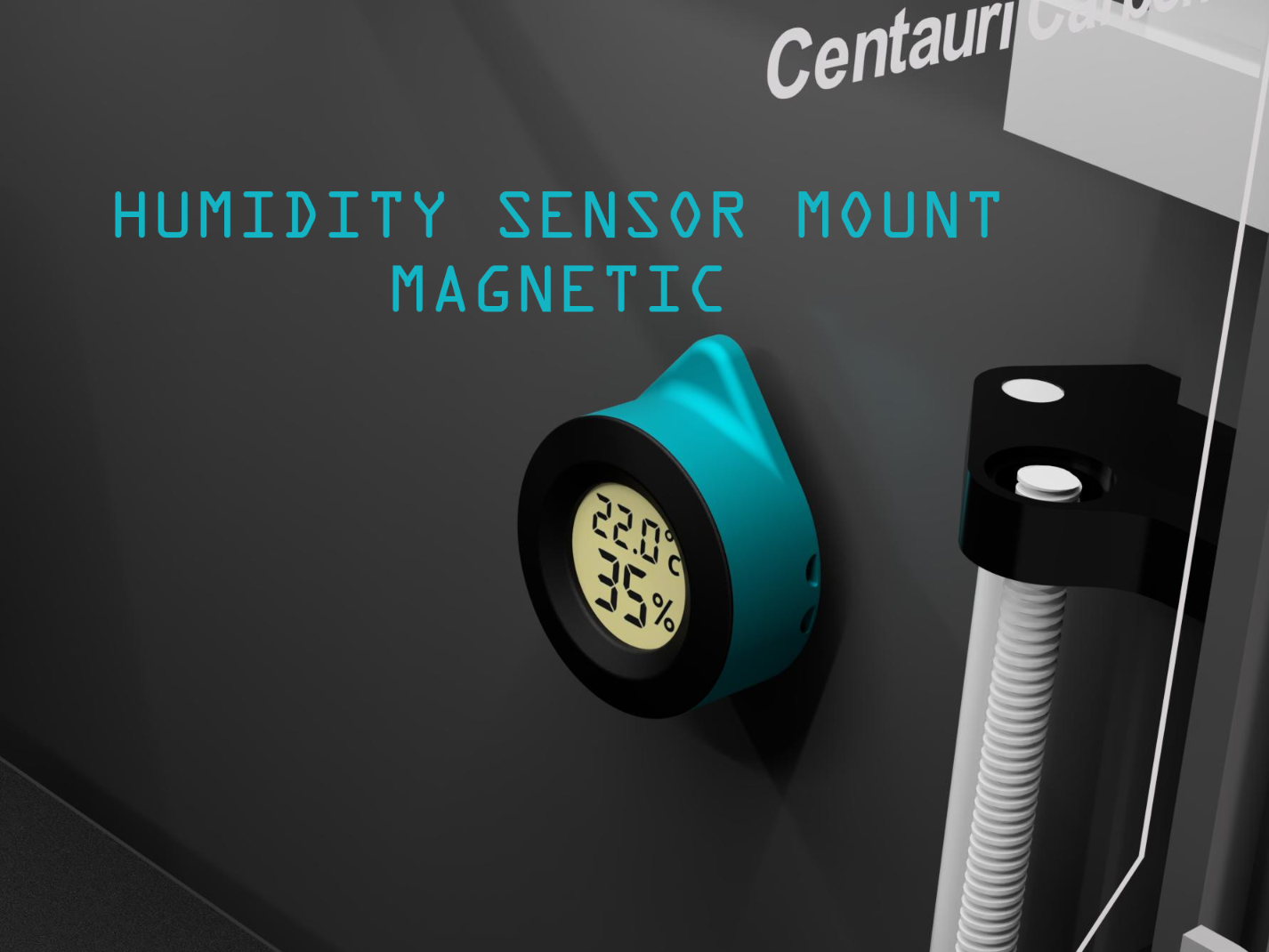Humidity Sensor Holder Magnetic - Project-34 | Nexprint: Free 3D Model ...