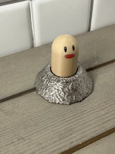 Diglett Clicker - LilyFlynnCo | Nexprint: Free 3D Model Downloads