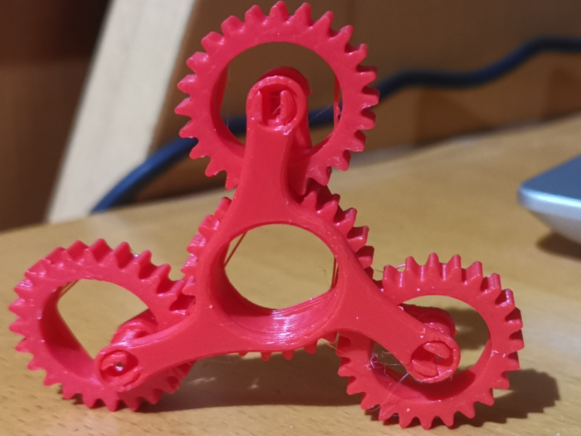 Gigi R Spinner Gear fidget spinner - Gigi 3D Studios | Nexprint: Free 3D Model Downloads