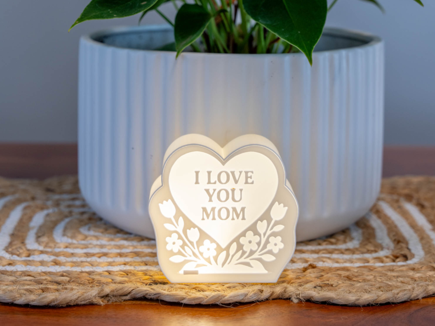 Momogram Tea Light Mothers Day TeaLight - NextPrint 3D Model | 3Drop