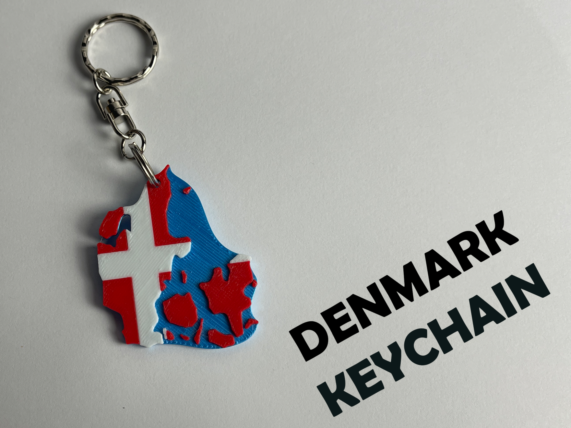 DENMARK Keychain – Country Silhouette - 3DCuccok | Nexprint: Free 3D ...