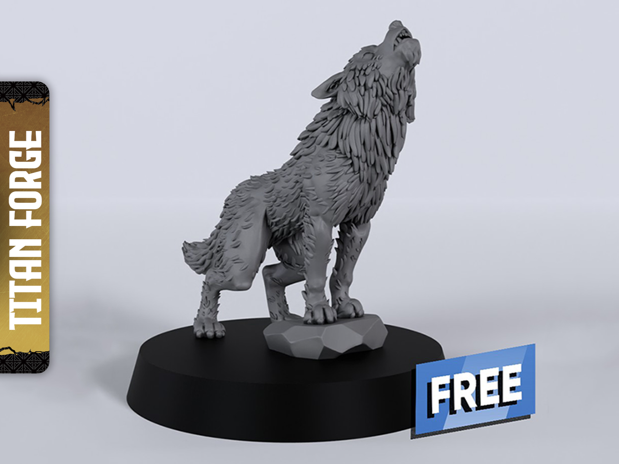 Wolf - Titan Forge | Nexprint: Free 3D Model Downloads
