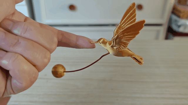 Hummingbird Finger Fingertip-Swirling Hummingbird - 汐宇 | Nexprint: Free 3D Model Downloads