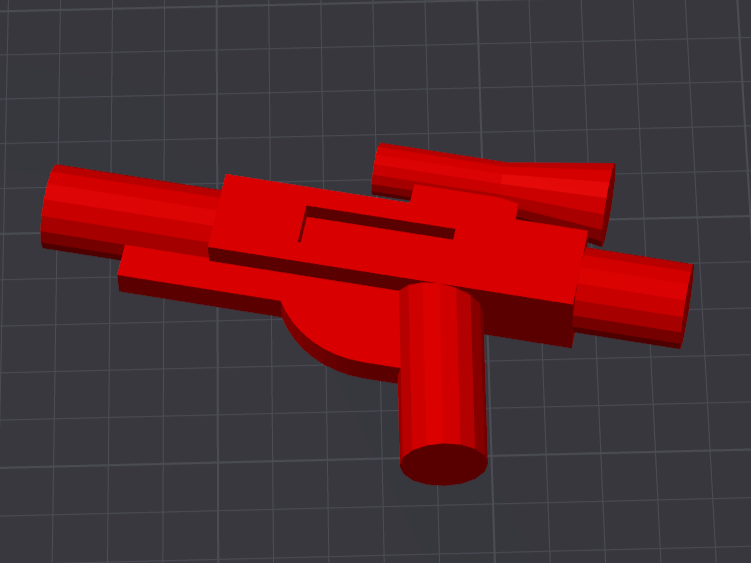 Medium Brick Blaster (500%) - NextPrint 3D Model | 3Drop