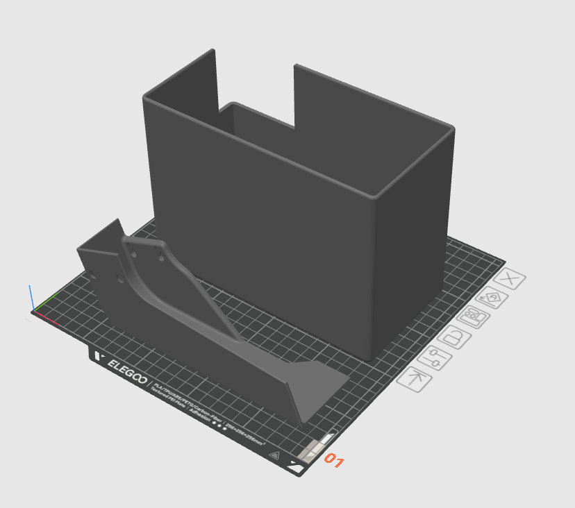 wccf    ロケテ⭐︎P02    ブリオスキ Centauri Carbon 2 Poop chute v2 and large waste bucket - Steve