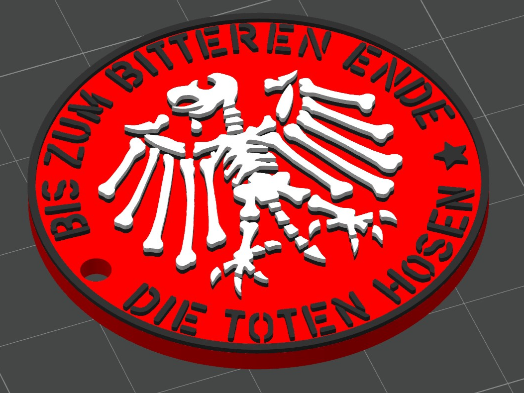 Die Toten Hosen Keychain bones - Bayi Studio | Nexprint: Free 3D Model ...