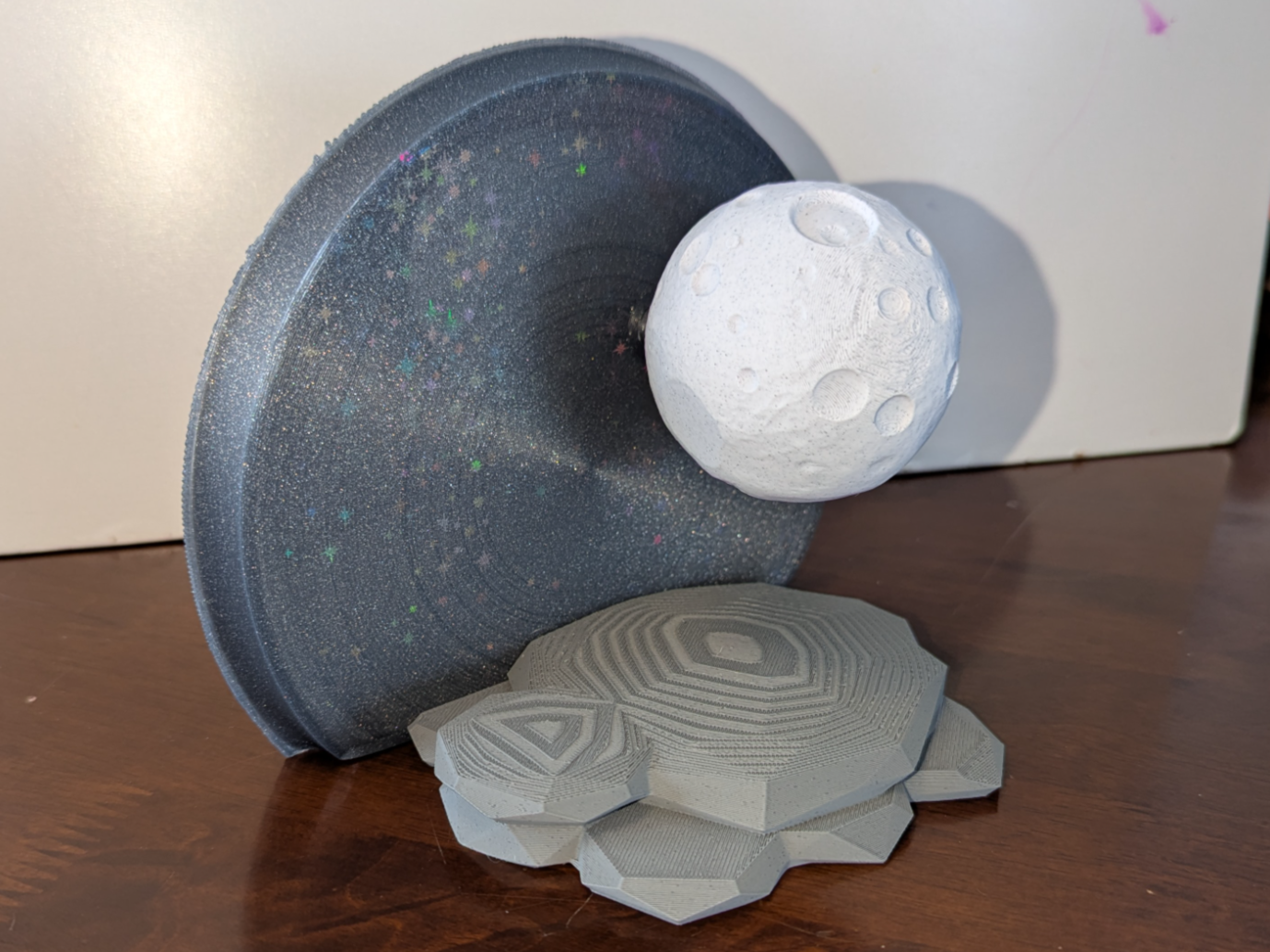 MoonShot - Space theme diorama - NextPrint 3D Model | 3Drop