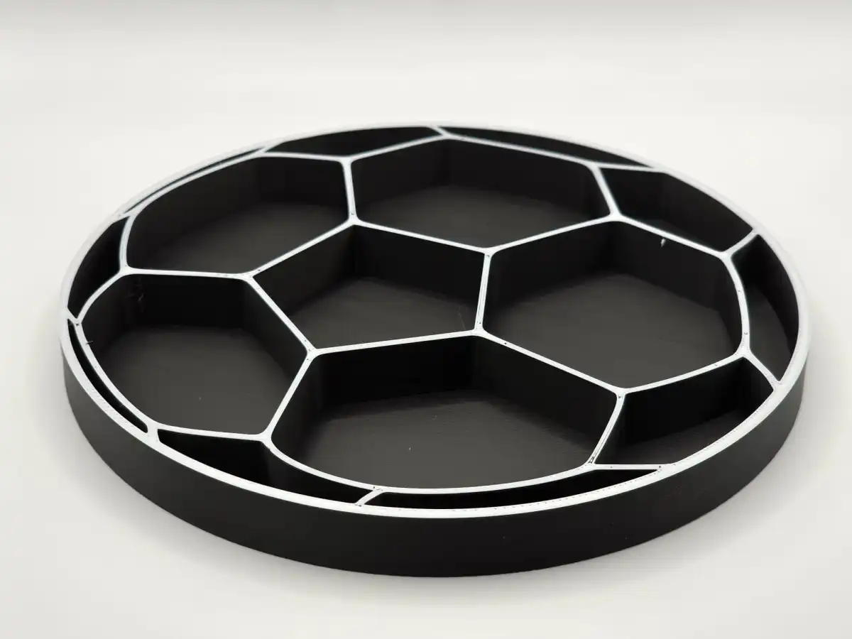 Football Soccer Fill Shape Sensory Tray - MERILNO3D | Nexprint: Free 3D ...