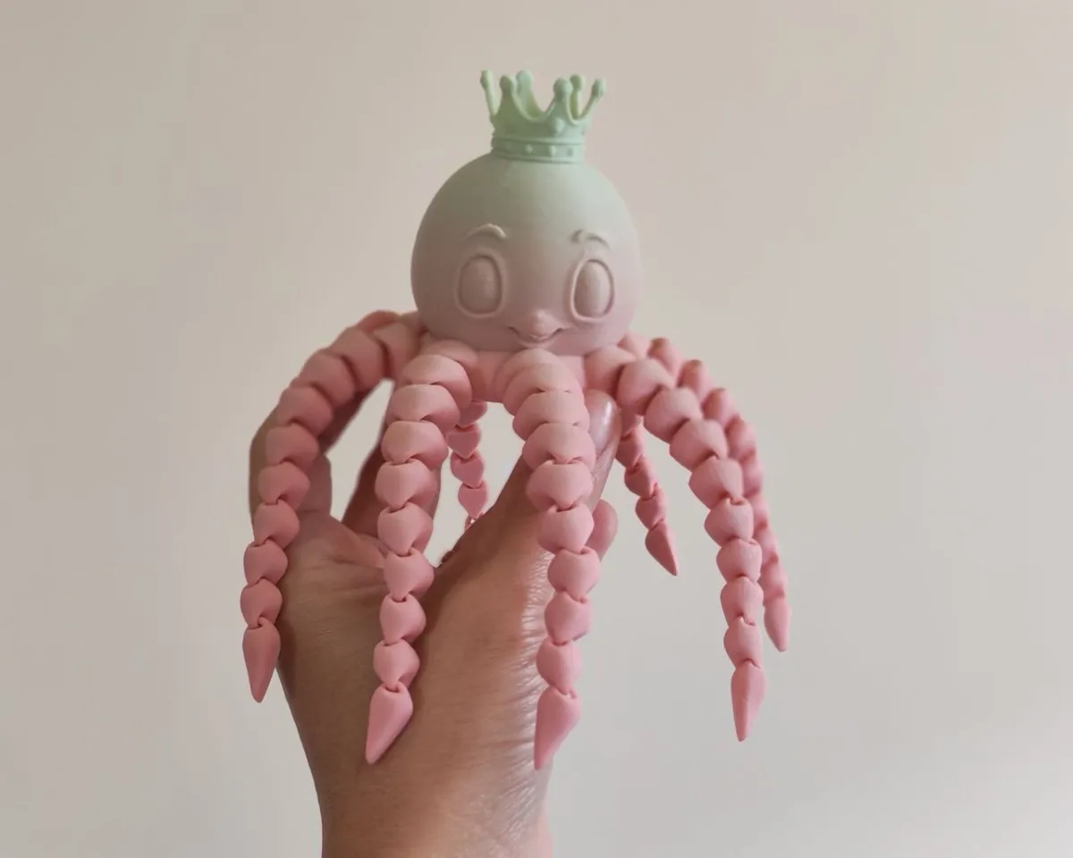 Princess Octopus octopus princess articulated - Home | Nexprint: Free 3D Model Downloads
