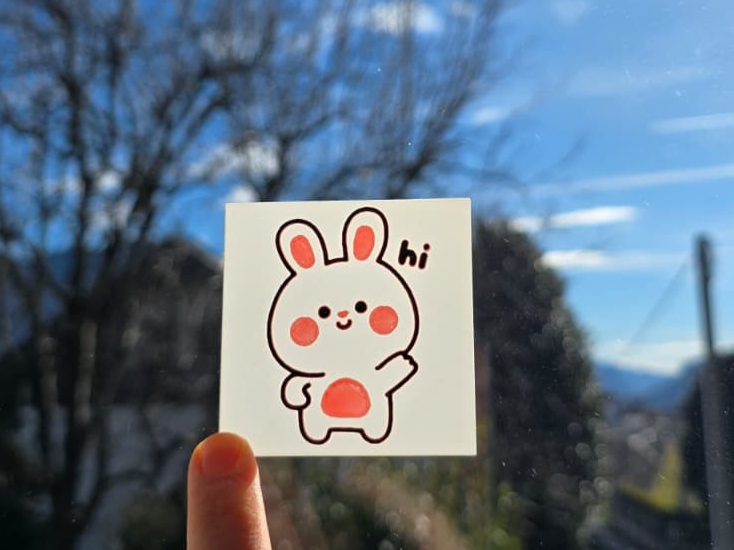Cute Sticker HI [Bunny] (NO AMS needed) - CarlZ | Nexprint: Free 3D ...