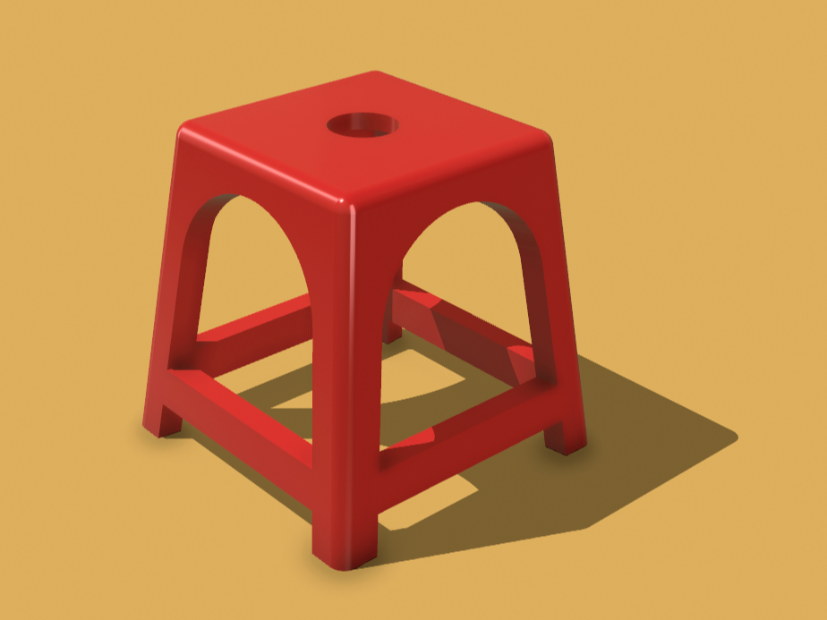 Plastic Chairs - Martin Nguyen | Nexprint: Free 3D Model Downloads