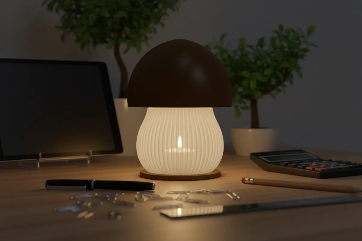 Mushroom Tea Light - MOCIN STUDIO | Nexprint: Free 3D Model Downloads