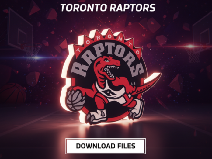 Toronto Raptors desk lamp - Gotham3d | Nexprint: Free 3D Model Downloads
