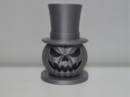 Halloween Pumpkin with Top Hat - 3D Master | Nexprint: Free 3D Model ...