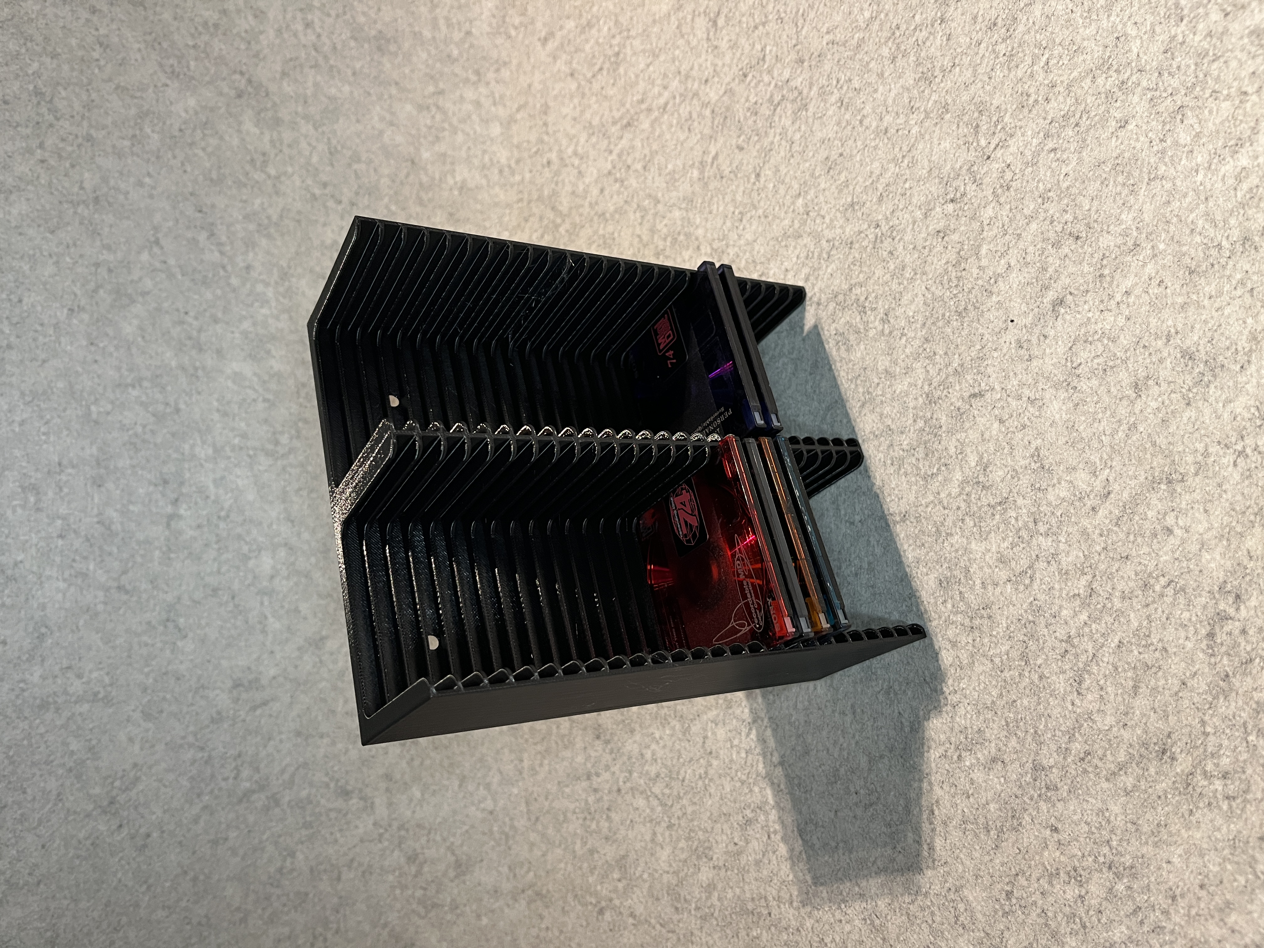 MiniDisc wall holder storage - NextPrint 3D Model | 3Drop