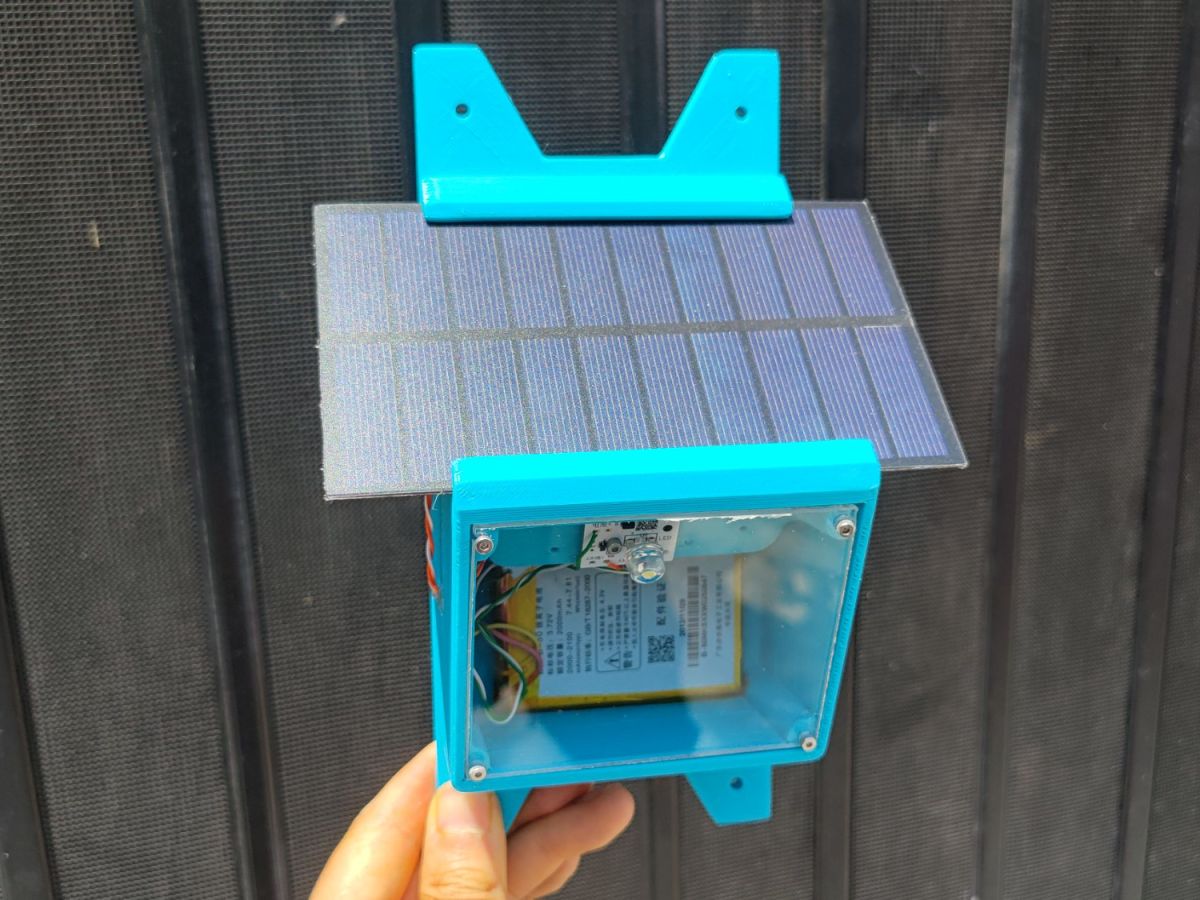 Wall-mounted solar light - 哦豁 | Nexprint: Free 3D Model Downloads
