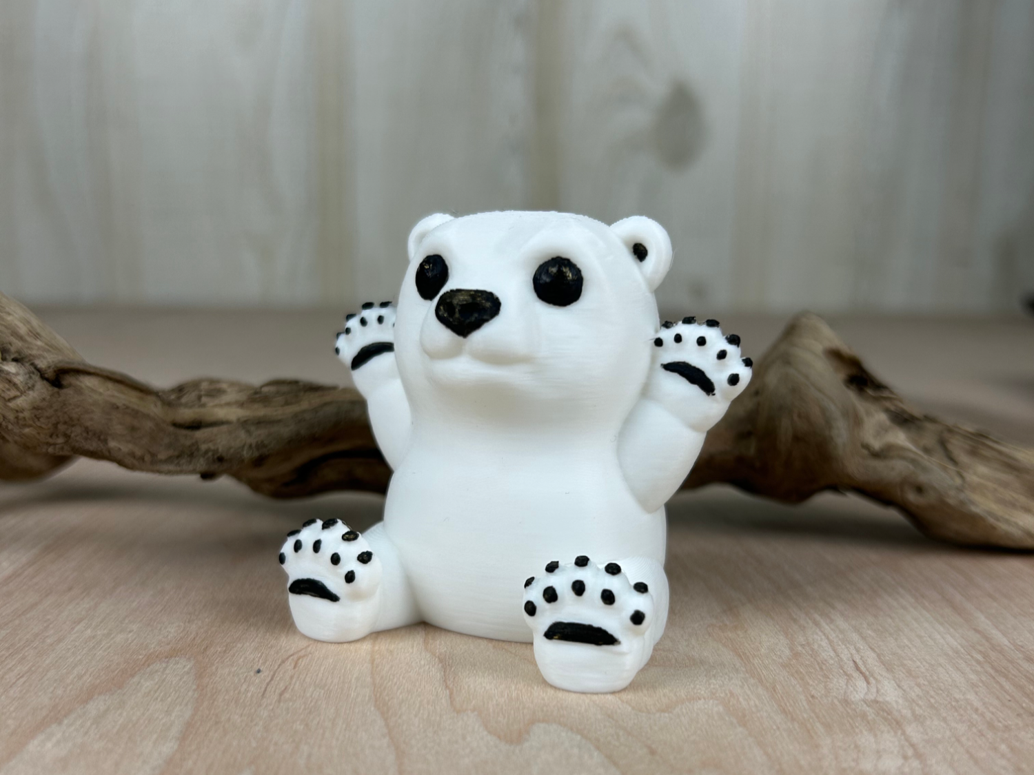 Polar Bear Needs Hugs - Built Over Bot | Nexprint: Free 3D Model Downloads