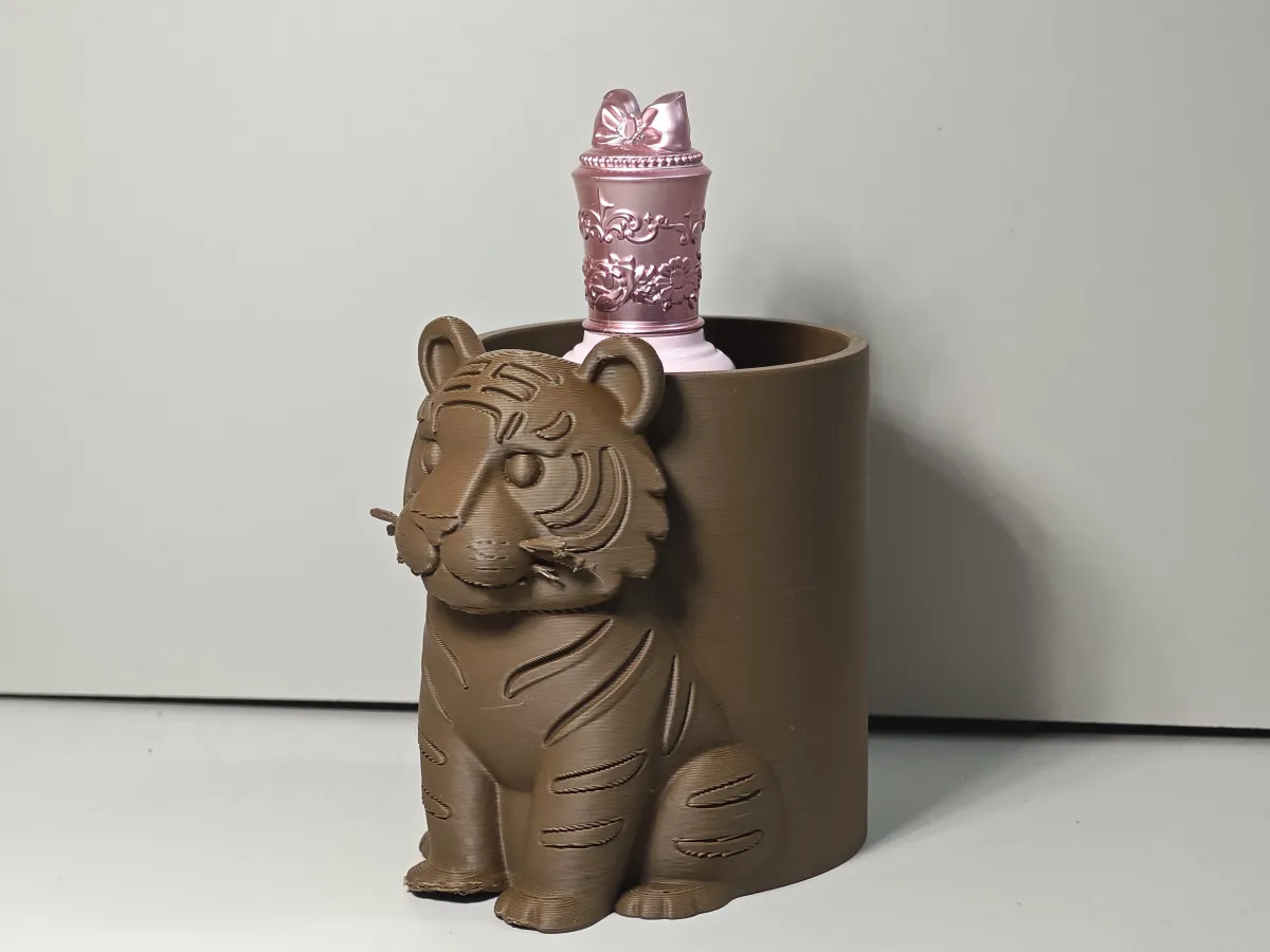 Cute Container House National-style cute tiger desktop storage container - 可可爱爱 | Nexprint ...