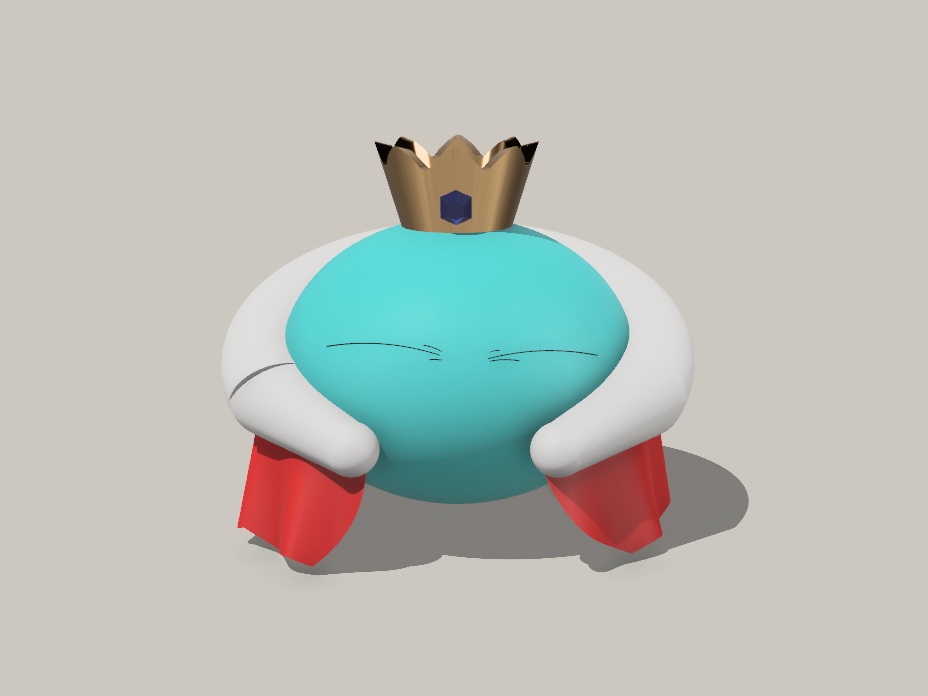 RIMURU KING SLIME FORM 👑 - Lucifer | Nexprint: Free 3D Model Downloads