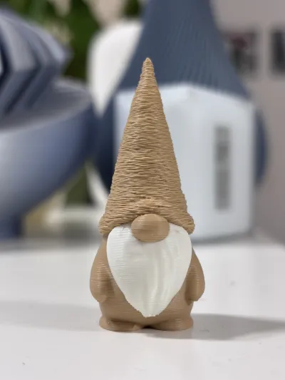 Nordic Christmas Gnome – Fast & Easy 3D Print (Two-Color Design ...
